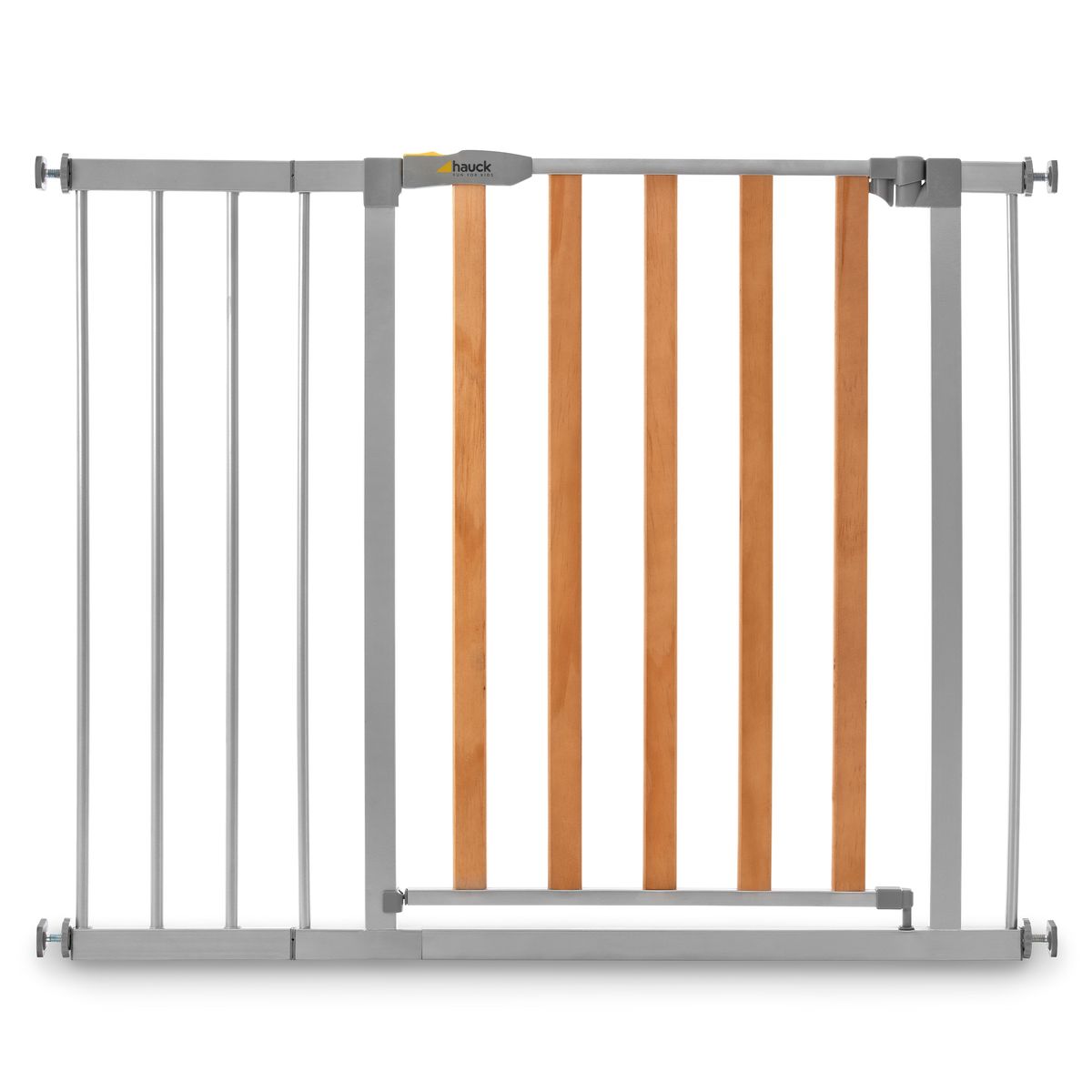 Sikkerhetsgrind Woodlock 2 75-80 cm med 21 cm forlenger montert