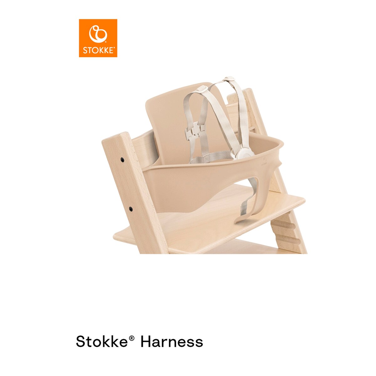 Sikkerhetssele V2 5-punkts for Tripp Trapp med Baby Set bakside