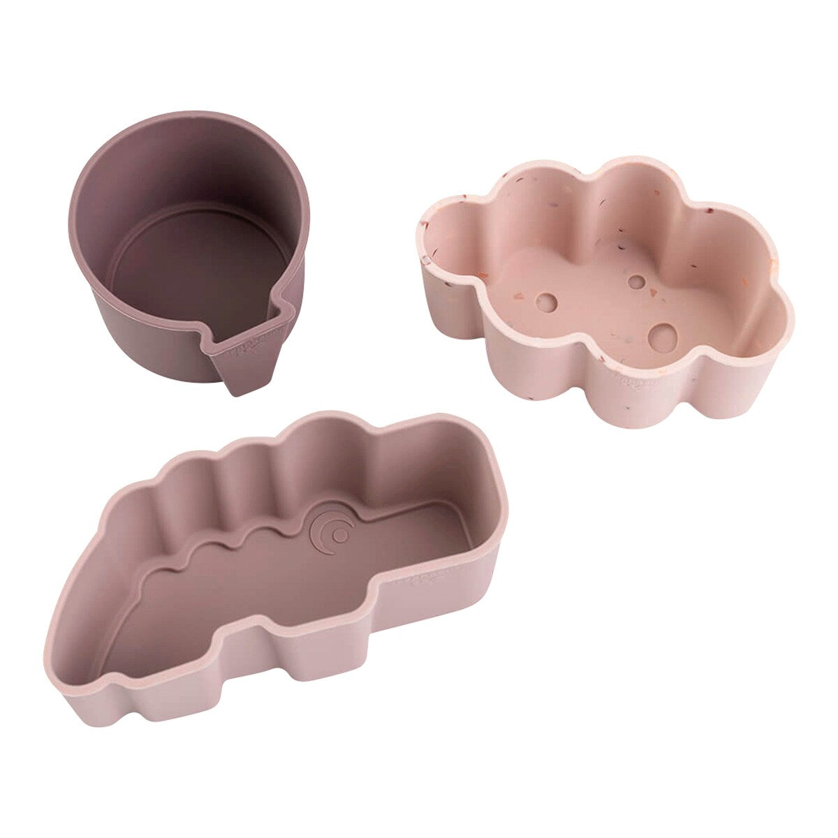 Silikonformer 3-pakning for matboks og baking bakside