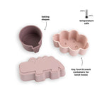 Detalj av Silikonformer 3-pakning for matboks og baking
