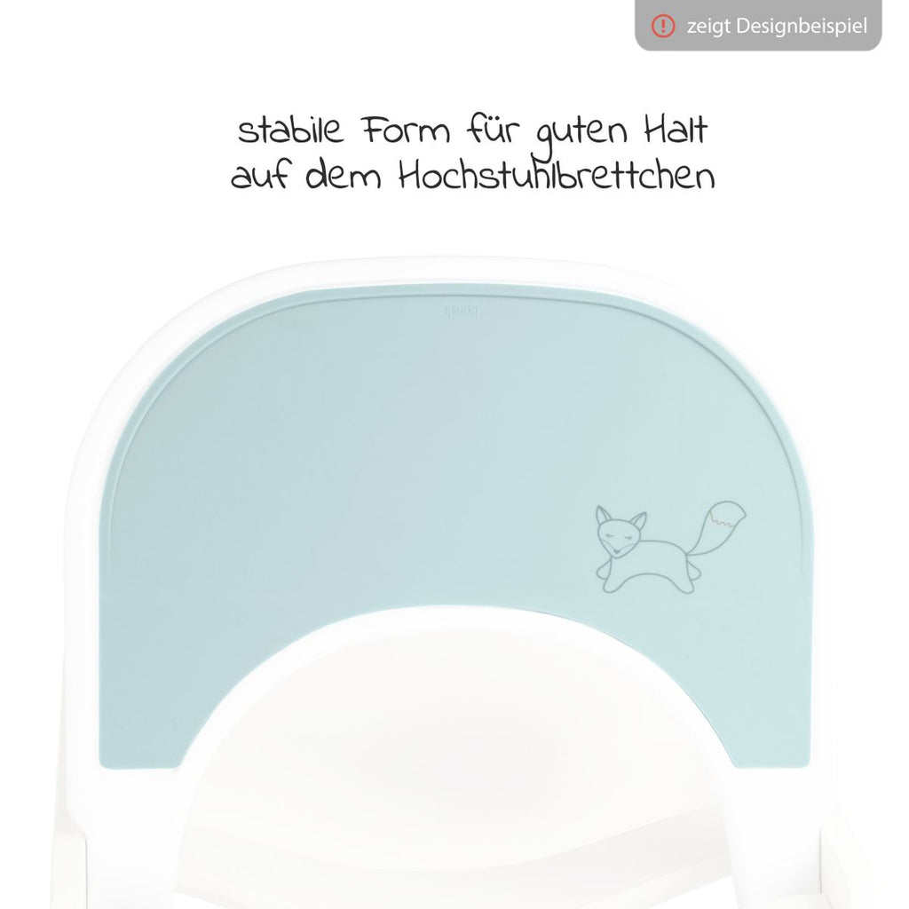 Silikonmatte for Alpha spisebrett sklisikker Mint Fox Hauck rullet sammen