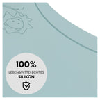 Silikonmatte for spisebrett i tre, sklihemmende, mint montert