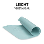 Silikonmatte for spisebrett i tre, sklihemmende, mint - Hauck