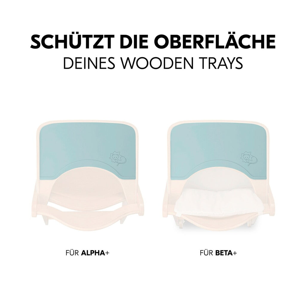 Silikonmatte for spisebrett Wooden Tray Alpha+ og Beta+ - Hauck