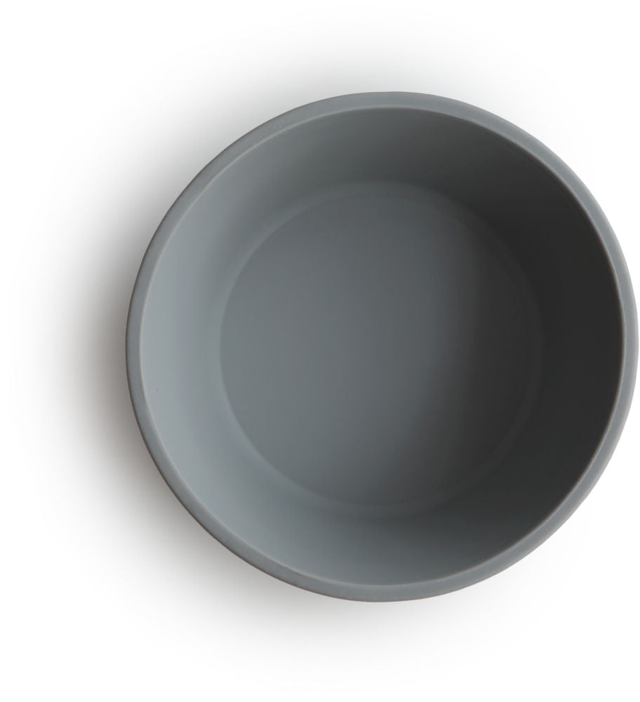 Silikonskål med sugekopp stone 280 ml BPA-fri Mushie bakside