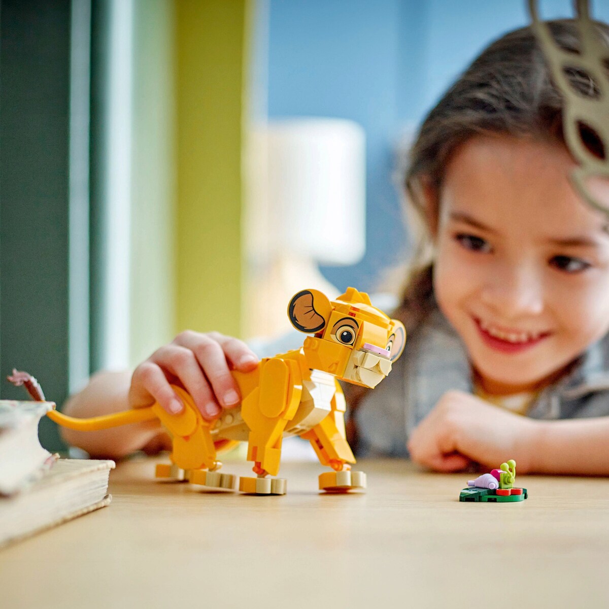 Simba løveungen 43243 byggesett montert figur