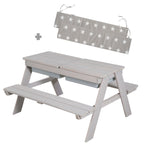 Sittegruppe for barn Outdoor+ med lekekar og puter Little Stars forfra