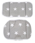 Sittepute 2-delt Little Stars for barnestol, polyester sett forfra