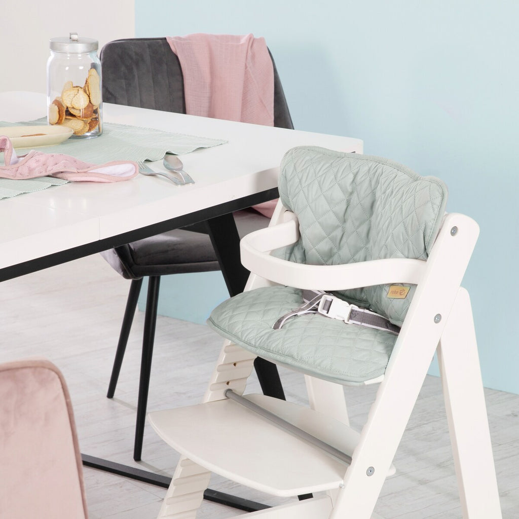 Sittepute 2-delt for barnestol Style frosty green bakside