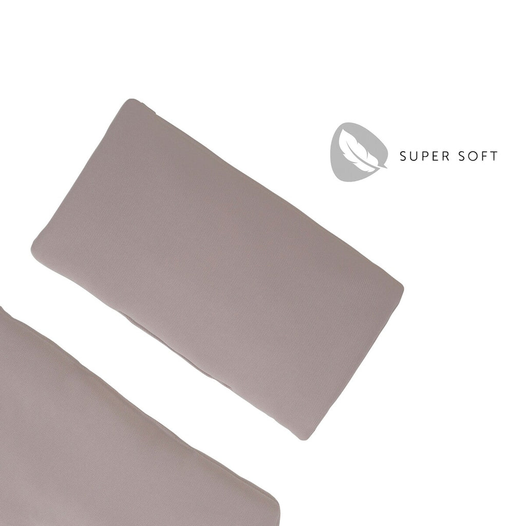 Sittepute Deluxe 2-delt for barnestol Alpha+ og Beta+ nærbilde av polstring