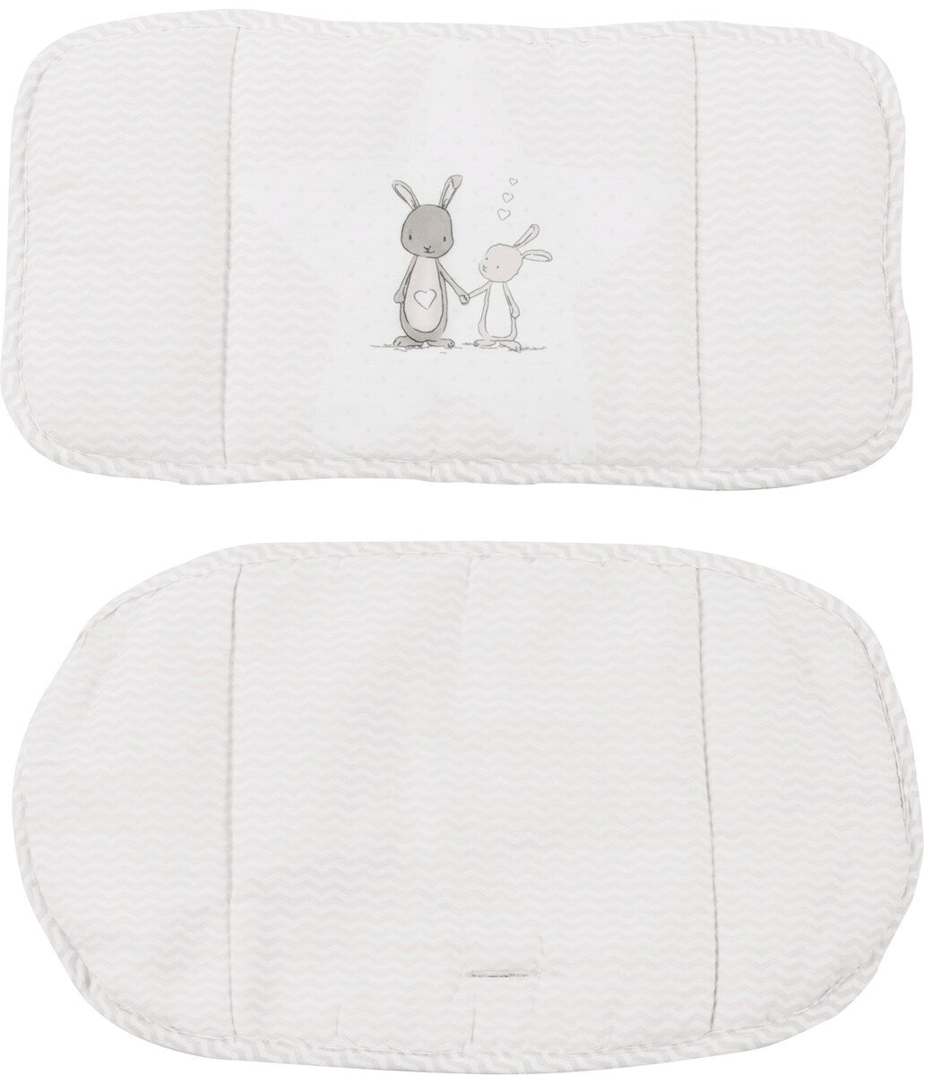 Sittepute 2-delt Fox & Bunny for barnestol forfra