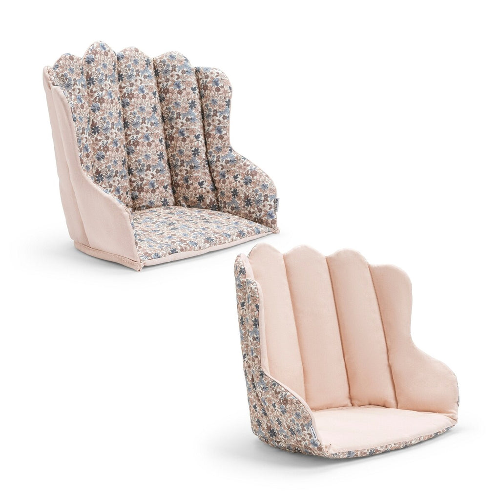 Detalj av Sittepute Grace Blue Garden for barnestol