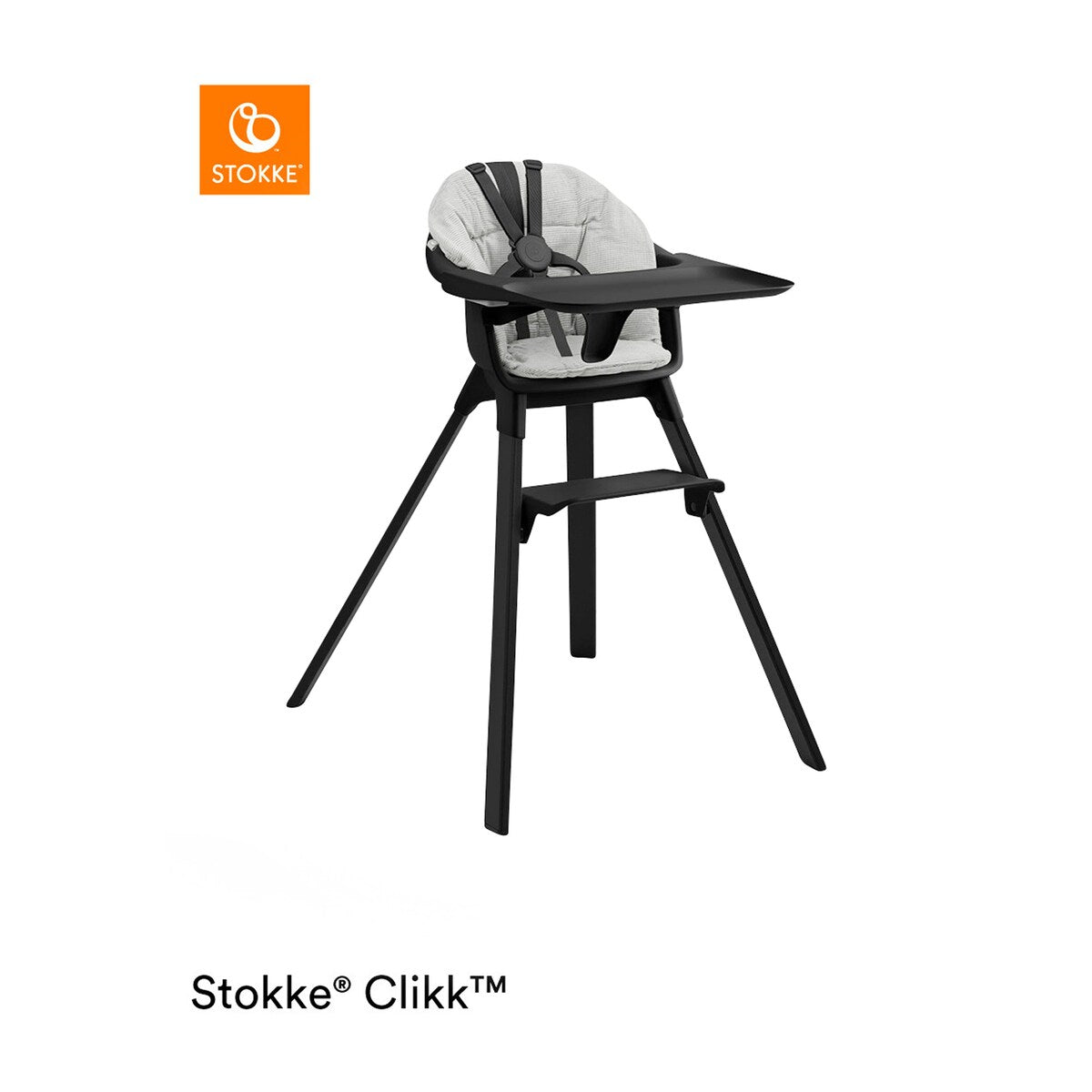 Sittepute Organic Cotton for Clikk fra 6 mnd økologisk bomull montert på Stokke Clikk