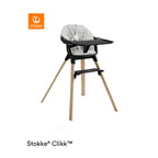 Nærbilde av mønster på Sittepute Organic Cotton for Clikk fra 6 mnd økologisk bomull