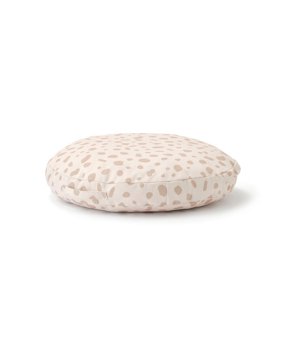 Sittepute pouf med flekkmønster 60 cm bomull forfra
