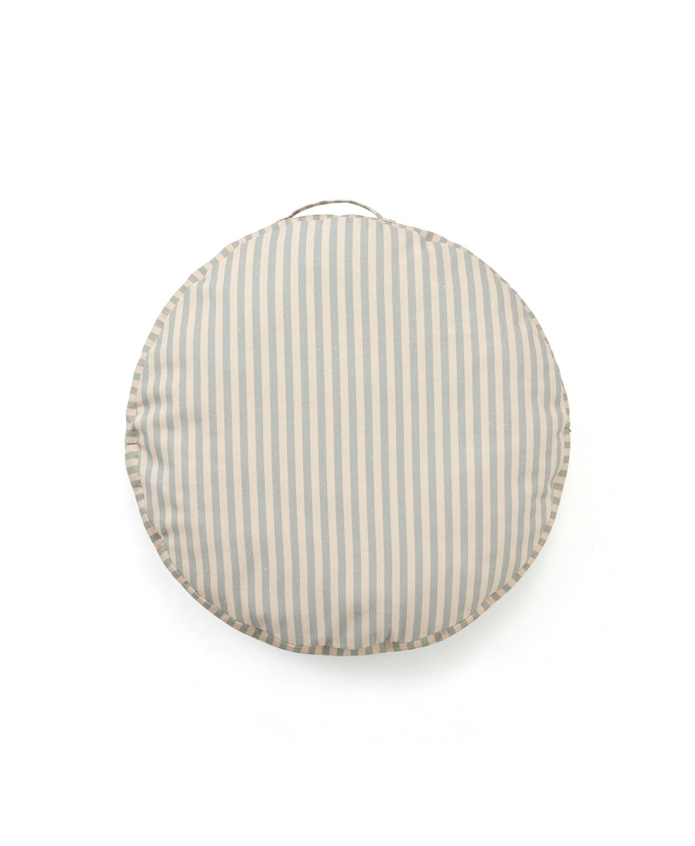 Sittepute pouf med striper 60 cm bomull bakside