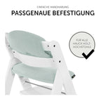 Nærbilde av Sittepute Select musselin for Alpha+ barnestol, 2-delt materiale