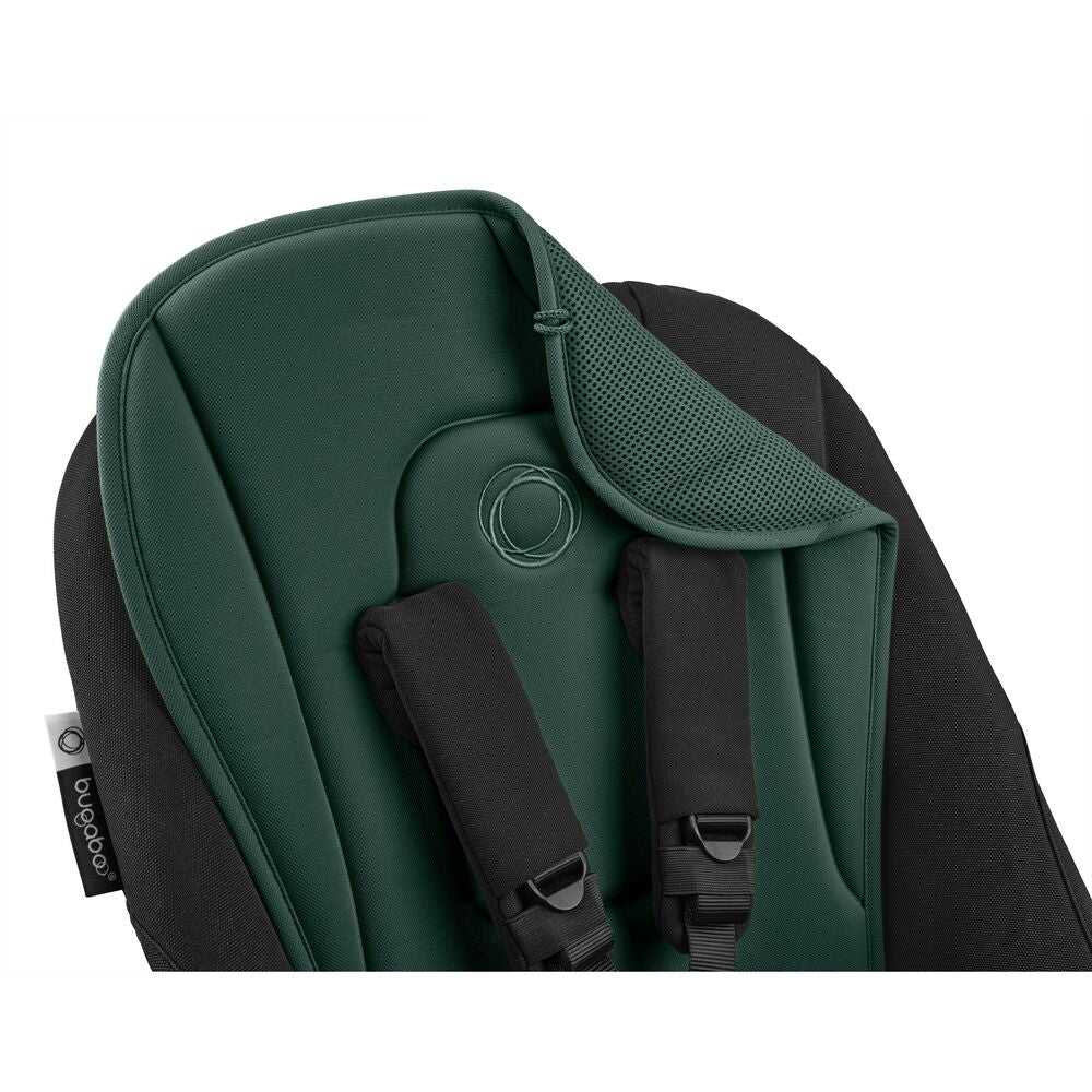 Detalj av 3D-mesh på sittepute vendbar med Cooldry Fern Green