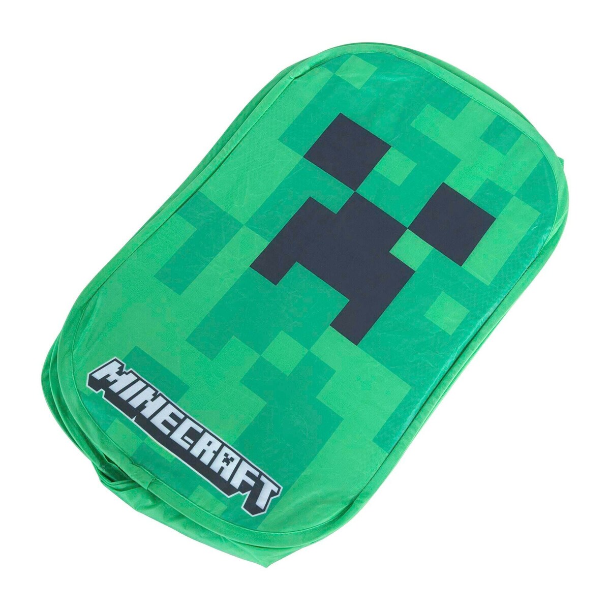 Detalj av Skittentøykurv i stoff sammenleggbar Minecraft Creeper materiale