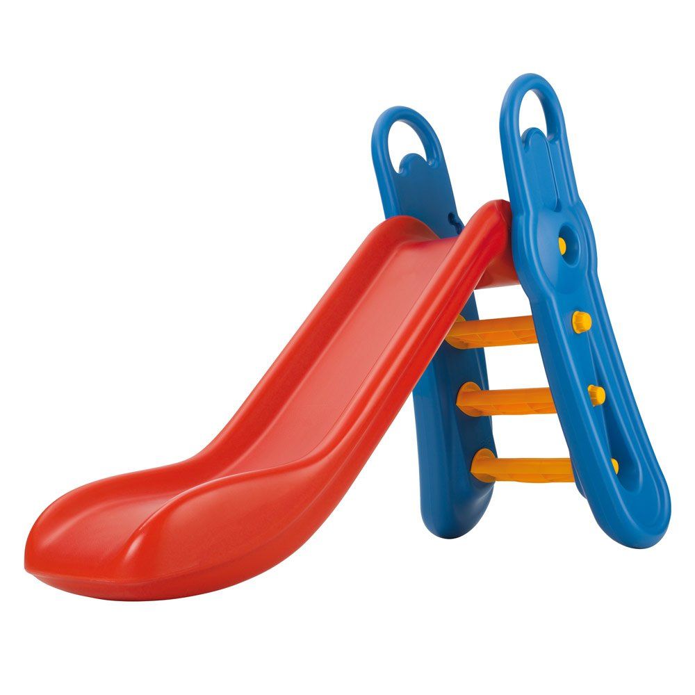 Sklie Fun Slide med to høydeinnstillinger rød blå forfra