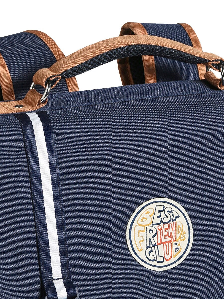 Skolesekk og pennal COOL SCHOOL polyester montert på rygg
