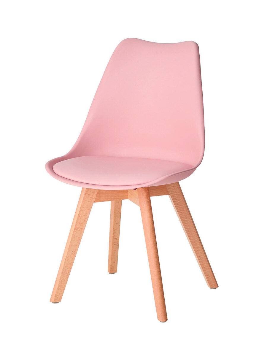 Skivebordsstol SCANDINAVE for barn i bøk og plast bakside