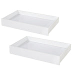 Skuffesett 2 stk. for Montessori-husseng 90 x 200 cm forfra