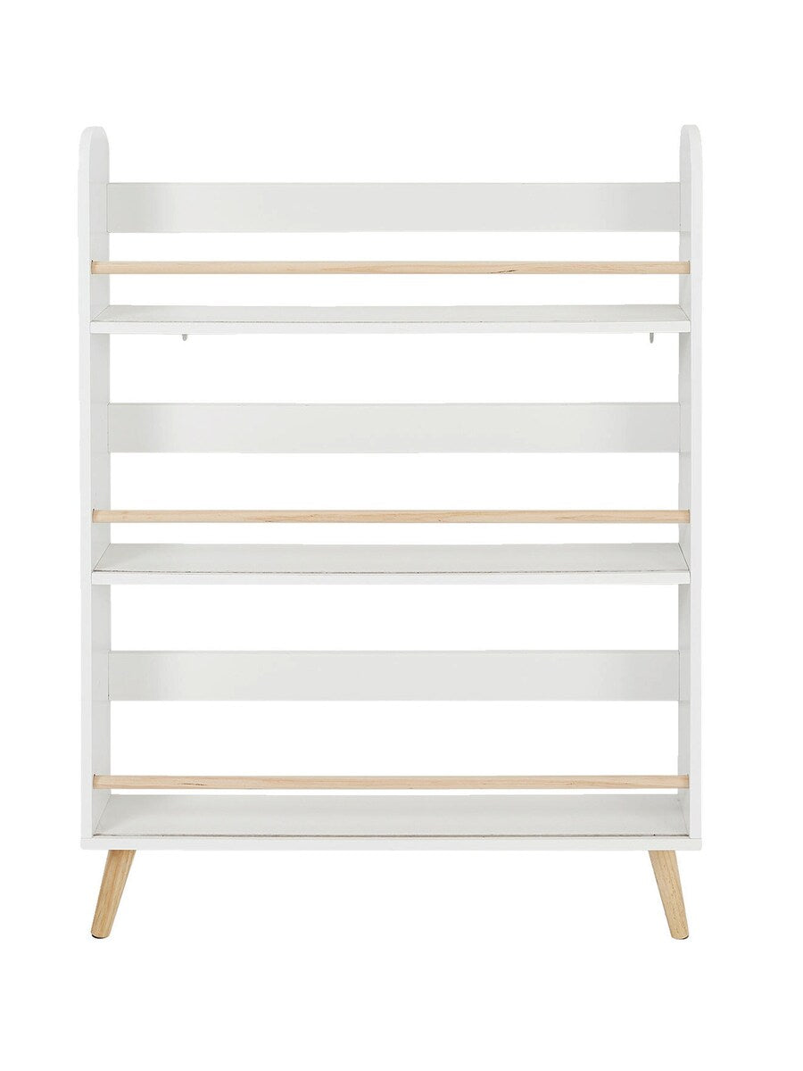 Smal veggbokhylle Konfetti med ben MDF 81x110 cm detalj
