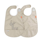 Smekke med borrelås Lalee sand 2-pk - Done by Deer forfra