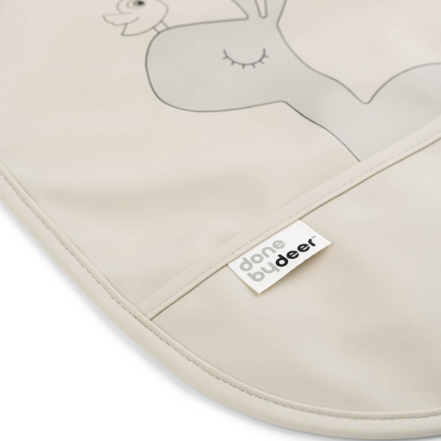 Smekke med borrelås Lalee sand 2-pk - Done by Deer bakside