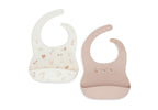 Smekke i silikon med oppsamler 2-pk Lovely Birds forfra