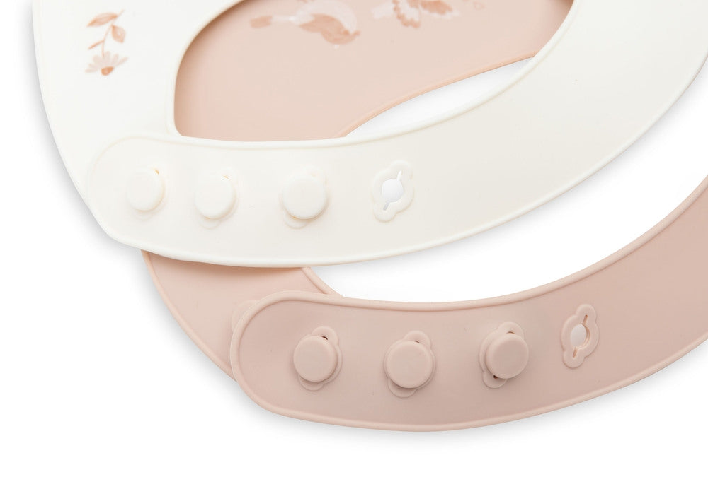 Smekke i silikon med oppsamler 2-pk Lovely Birds detalj av lukking