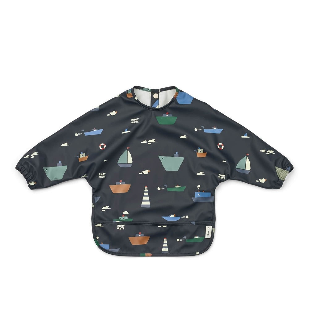 Smekke med ermer Merle Sailing Classic Navy front