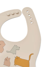 Detalj av Smekke i silikon 2-pakk Ember elefant/creme