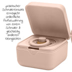 Smokkeboks i silikon for 3 smokker, Blush - detalj av silikonbånd