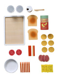 Snack-sett for barn i tre FSC® 15 deler forfra