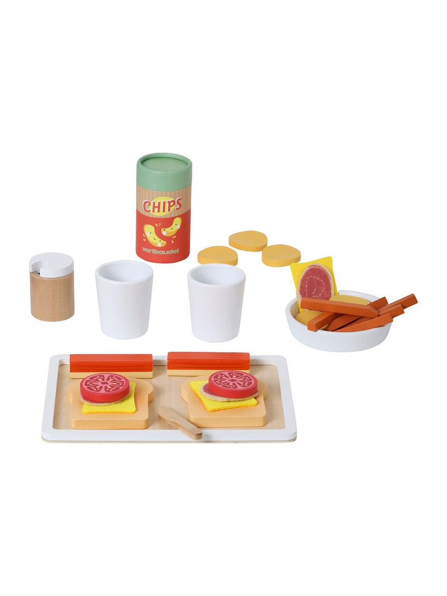 Snack-sett for barn i tre FSC® 15 deler bakside