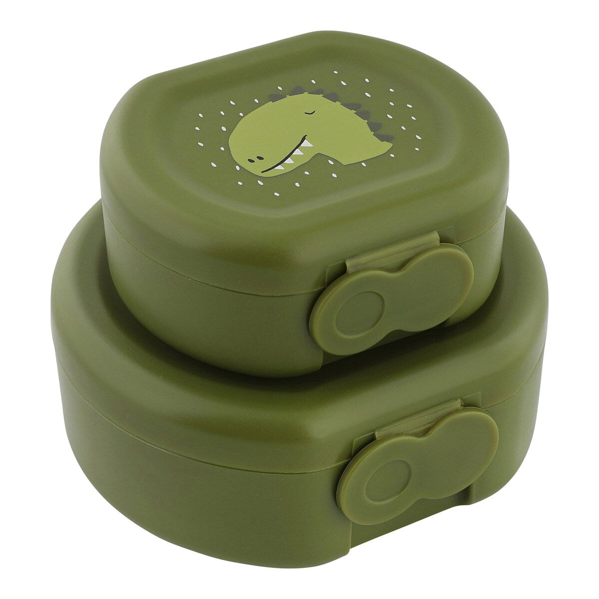 Snackbokser 2-delers sett med klips 300 og 150 ml fra Trixie forfra
