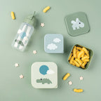 Snackbokssett 3 deler med dyremotiv, BPA-fri i fryser
