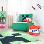 Montert Snurrestol Creeper MINECRAFT med 360° dreifunksjon