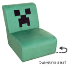 Snurrestol Creeper MINECRAFT med 360° dreifunksjon i barnes rom