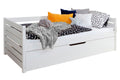 Sofaseng Naomi med uttrekksseng 90x200 cm furu forfra