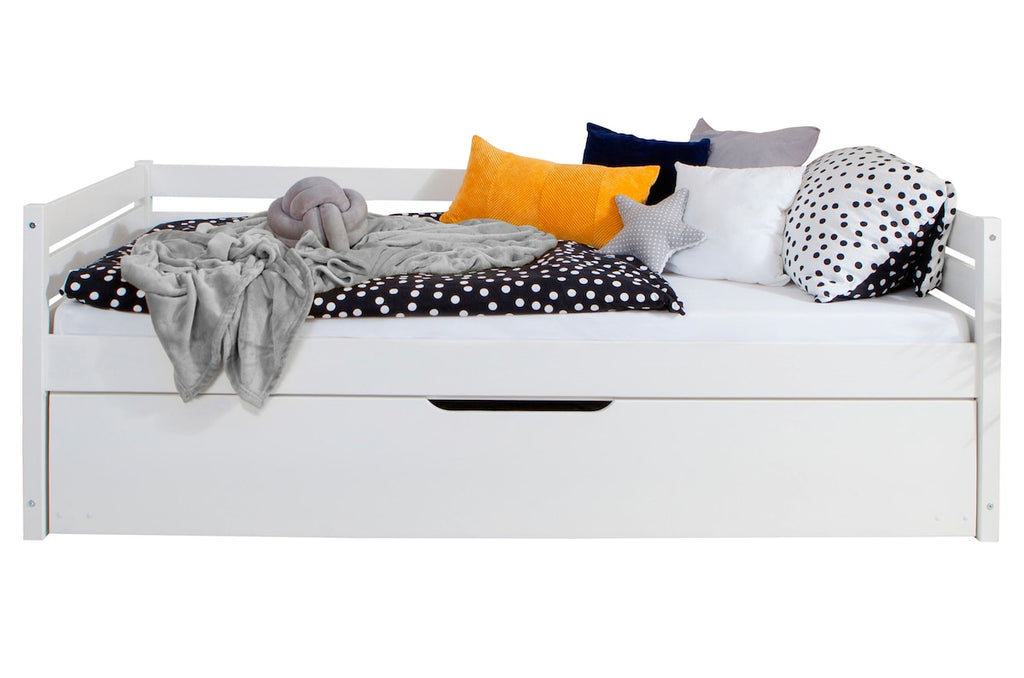 Sofaseng Naomi med uttrekksseng 90x200 cm furu bakside