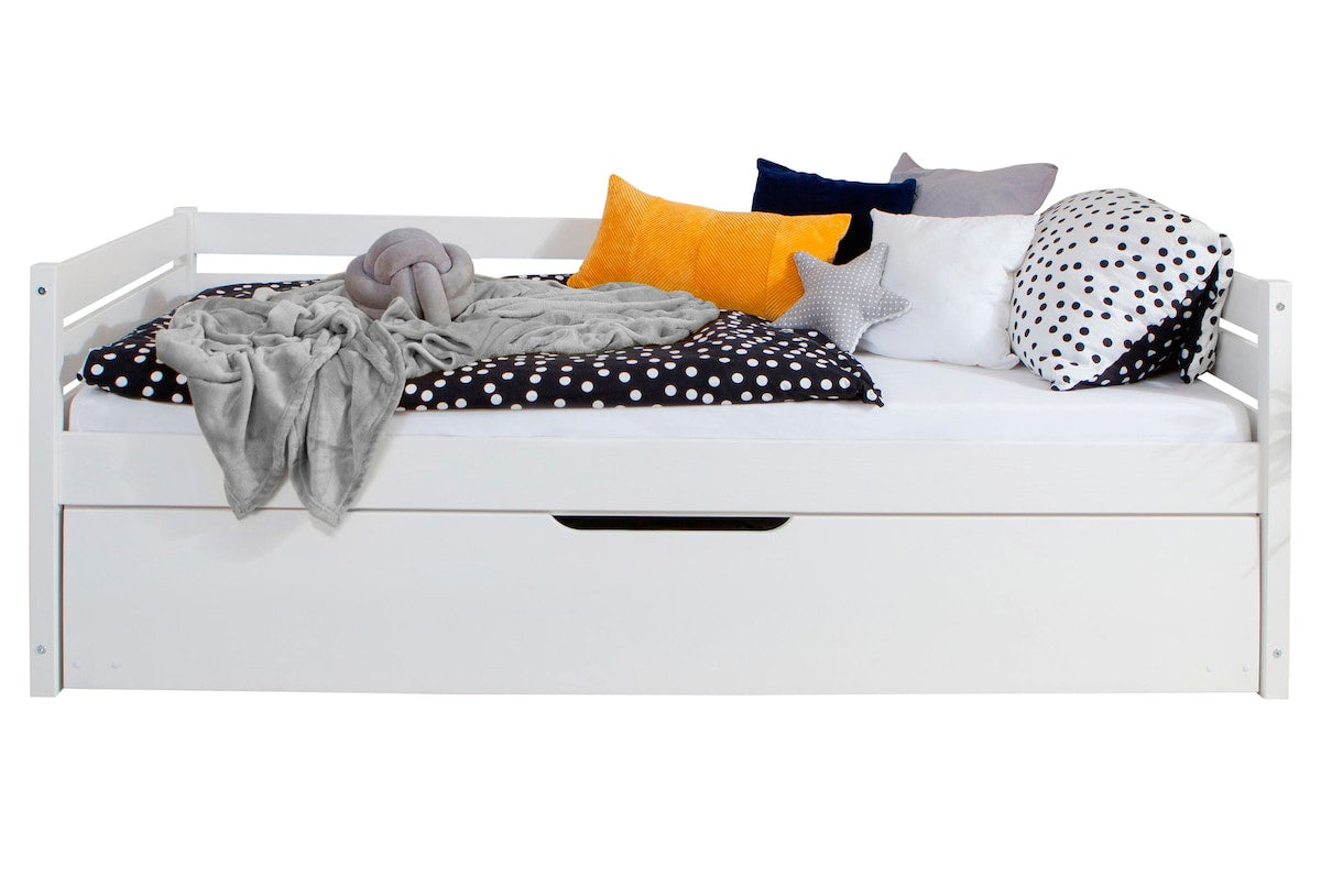 Sofaseng Naomi med uttrekksseng 90x200 cm furu bakside