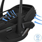Soft Carrier til Babybilstol Coral Slide Pro 40-87 cm Onyx Black separat