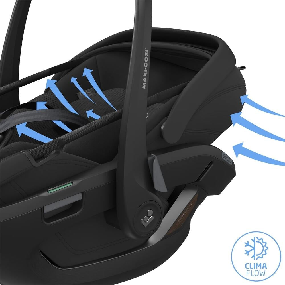 Soft Carrier til Babybilstol Coral Slide Pro 40-87 cm Onyx Black separat