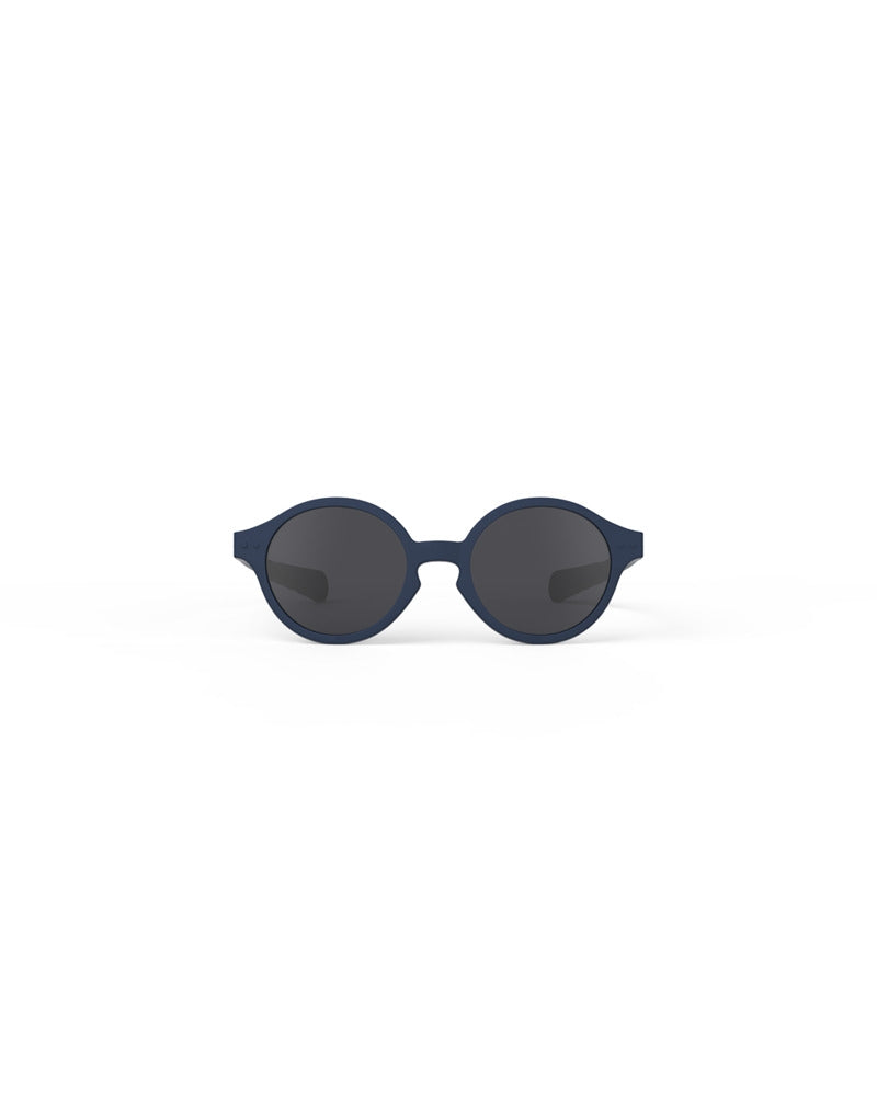 Solbriller baby 0-9 mnd polarisert UV 400 denim blue forfra