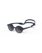 Solbriller baby 0-9 mnd polarisert UV 400 denim blue bakside