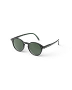 Solbriller Junior Sun #D Bakelite Green baksiden med fleksible stenger