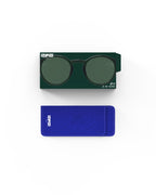 Nærbilde av glass på Solbriller Junior Sun #D Bakelite Green